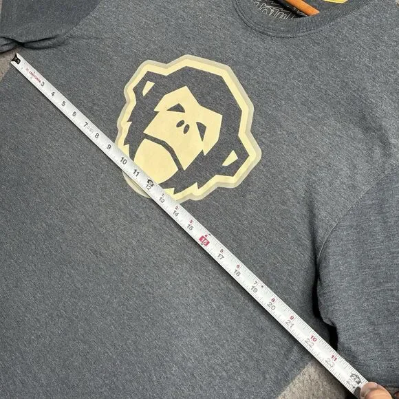 Howler Bros Mens Crewneck Graphic T-Shirt Mens Large Gray El Mono Logo - Picture 13 of 13